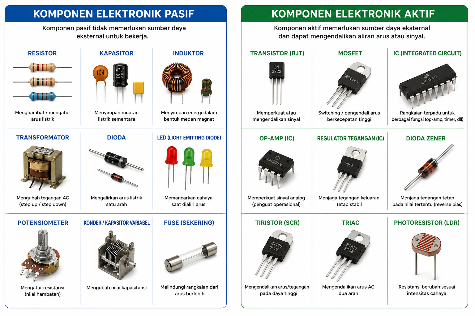 Komponen Rangkaian Listrik